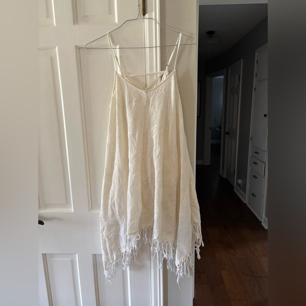 Billabong shift dress with fringe